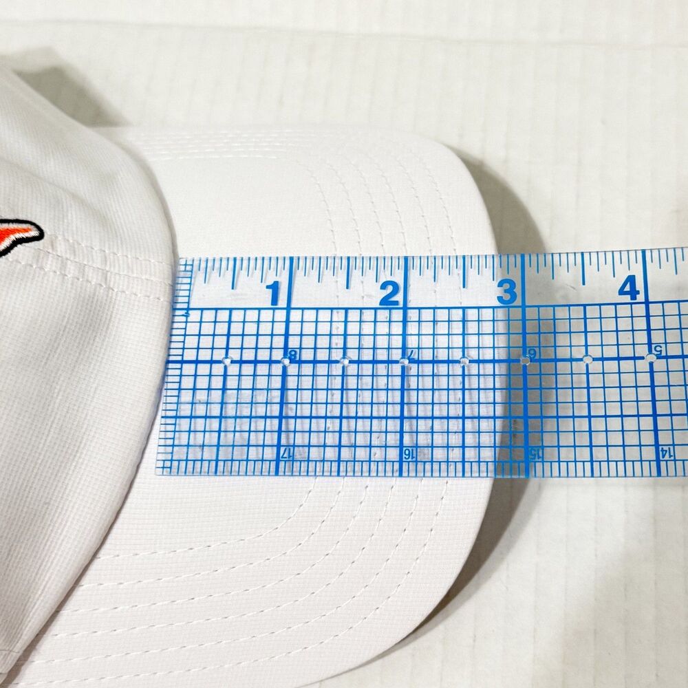 Birddogs Performance Hat Cap Strapback Adjustable White Lightweight Logo - Picture 8 of 8